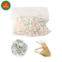 Latex finger cots for jewelry dust-proof anti-slip anti-static rubber finger cots elastic and wear-resistant finger cots