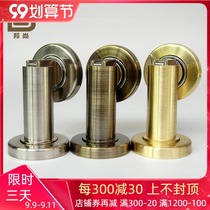 (Italy Bangshang) Antique gate suction wall door resistance double use of green bronze gold and silver strong suction