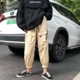 Phiên bản Hàn Quốc của hiphop overalls nữ Harajuku bf gió đường lỏng lẻo túi quần hậu sinh viên quần chùm thủy triều