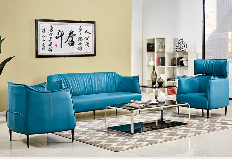 Kinh doanh văn phòng sofa bàn cà phê kết hợp cửa hàng đồ nội thất phía trước khu vực tiếp tân bộ bàn ghế làm việc