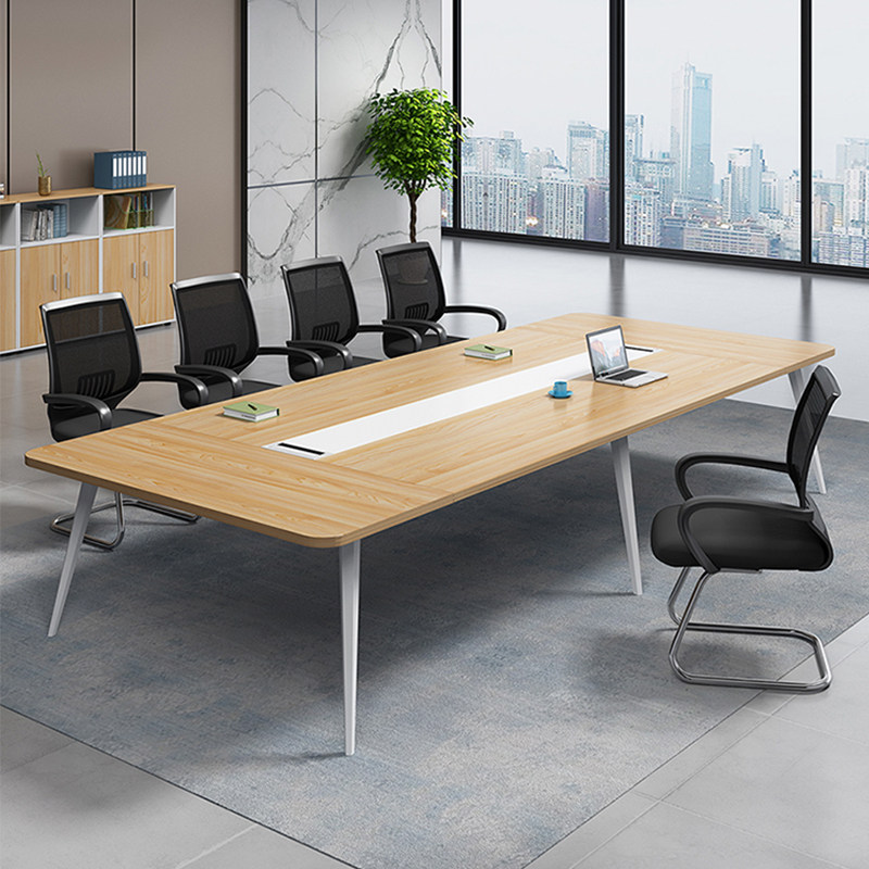 Desk Meeting Table Long Table Brief Modern Negotiation Table Staff Training Bar Table Meeting Room Table And Chairs Combination