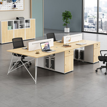 Brief Modern Office Staff Desk Chair Combined Screen Holder 46 Artificial position Employee partition table