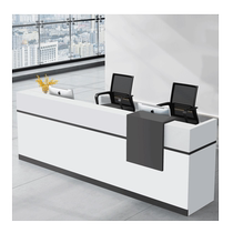 Company front desk reception desk simple modern education training institution workbench bar desk desk cashier desk