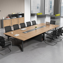 Conference Table Long Table Brief Modern Office Small Rectangular Negotiate Table And Chairs Combined Staff Training Table Bars