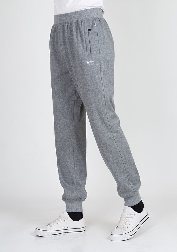 Mùa thu và mùa đông nam béo cộng với nhung dày lỏng mồ hôi nam cotton cộng với phân bón XL kín miệng quần tây nam giản dị quần áo thể thao nam big size akyoo