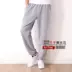 Mùa xuân và mùa thu sinh viên quần thể thao quần nam cộng với phân bón XL đóng cửa quần giản dị chất béo quần nam làm việc