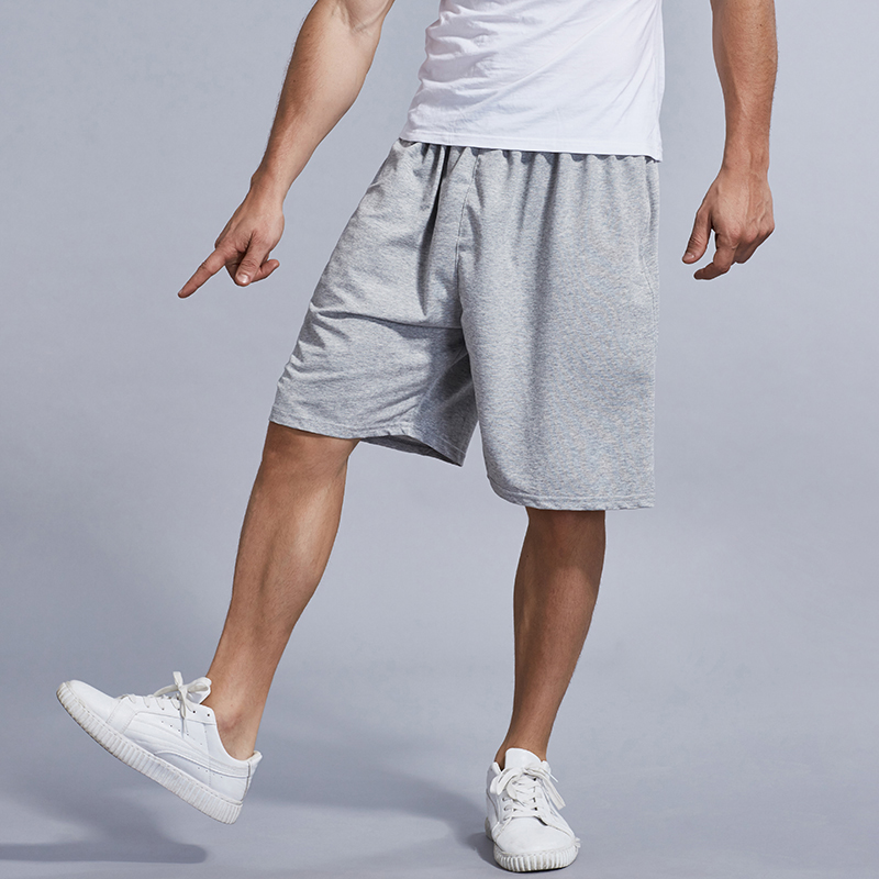 Mùa hè thể thao quần short nam cotton cộng với phân bón để tăng thường lỏng lẻo năm quần chất béo cotton siêu kích thước quần shop quần áo nam