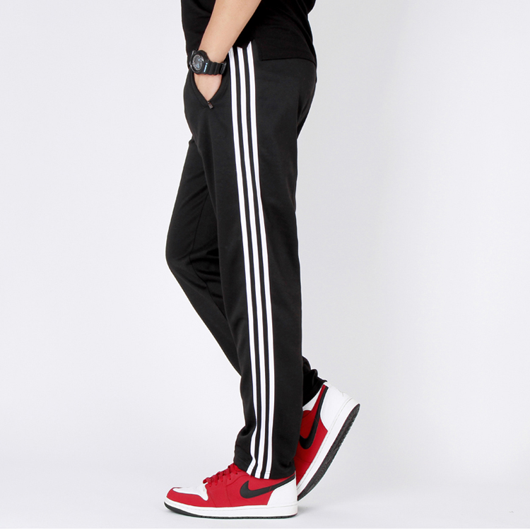 Mùa thu và mùa đông nam béo cộng với nhung dày lỏng mồ hôi nam cotton cộng với phân bón XL quần chân thẳng quần tây nam giản dị jogger nam
