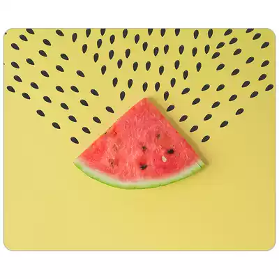 Food and beverage mouse mat summer watermelon ice cubes cool figure DIY mouse mat specification 18*22*0 3cm