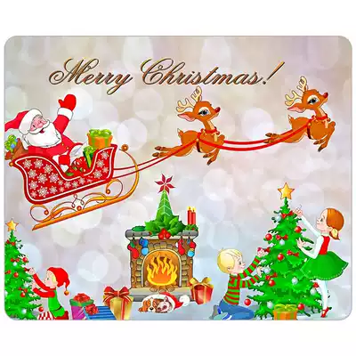 Holiday Mouse Pad Christmas Mouse Pad Gift Christmas Day DIY Mouse Pad Specification 18*22*0 3cm