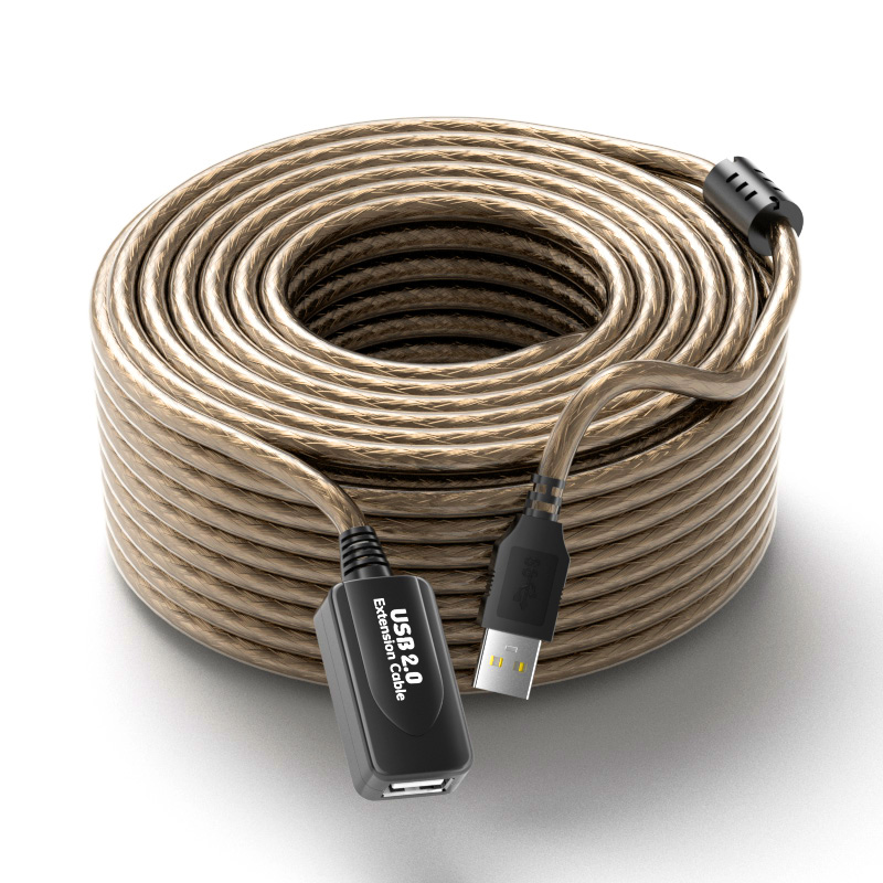 USB3.0延长线5米公对母，10米网卡摄像头加长线，15米带供电口，解决你的距离焦虑！
