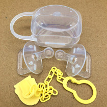 Smoked Yibao full silicone baby pacifier 0-6-18 months super soft newborn comfort pacifier sleeping type