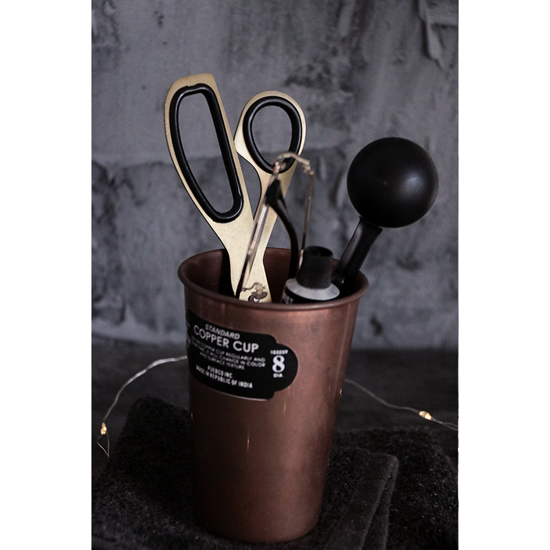 ins Nordic wind scissors irregular profiled home office scissors minimalist brass color shears