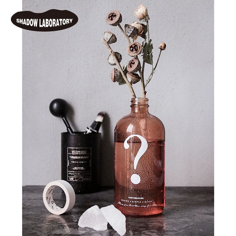Nordic Ins Glass Vases Experimental Industrial Wind Creativity Large Capacity Dry Flower Vases Home Decoration Bottle Split Bottle
