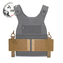 Tactical vest side bag single M4 magazine holder 1000D liftable tactical magazine bag Molle accessory bag