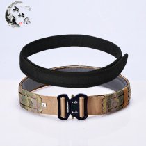 Molle laser cutting double layer tactical belt Ronin girdle set alloy buckle cobra training outer girdle