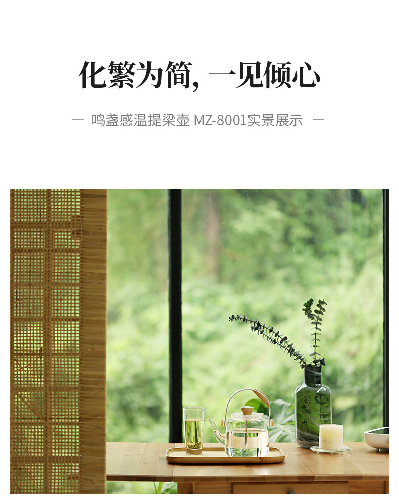 Sound lamp that large capacity girder pot pot of high - temperature thermal glass teapot kettle boil tea ware TaoLu household electricity