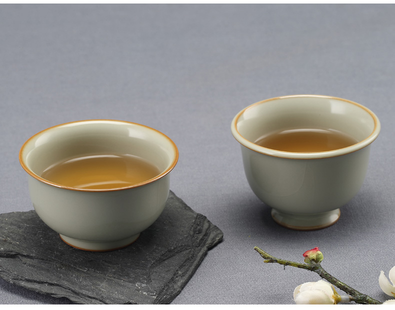 Jingdezhen ceramic cups manually measured your up sample tea cup slicing can raise the master cup from the single CPU