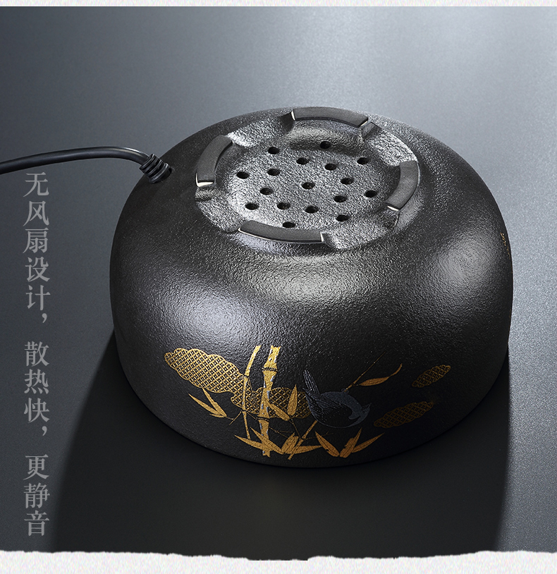 Long Yin lent electric TaoLu home tea stove to boil tea ware.mute desktop small iron pot of silver pot of burn blisters tea set