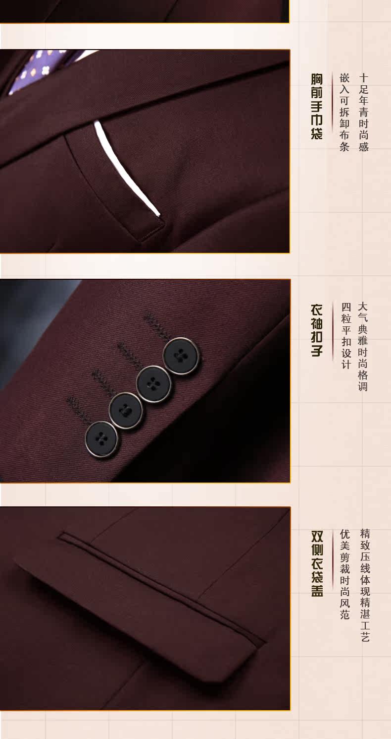 Costume homme en polyester pour Quatre saisons - Ref 1557794 Image 16