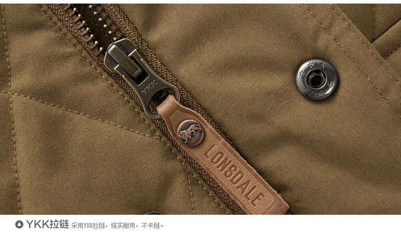 英国 龙狮戴尔 男士立领棉服夹克 图10