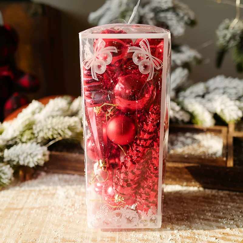 Рождественский геометрический разноцветный кулон, 21 штука