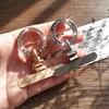 Rotating round buckle clip mobile phone lanyard chain thin gasket