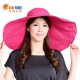 Летняя солнцезащитная шляпа на солнечной энергии, пляжный солнцезащитный крем, УФ-защита
