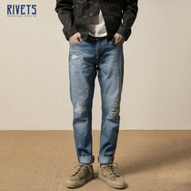  JAPAN BLUE NISSAN washed jeans slim-fit small feet China general generation spot J8717SS