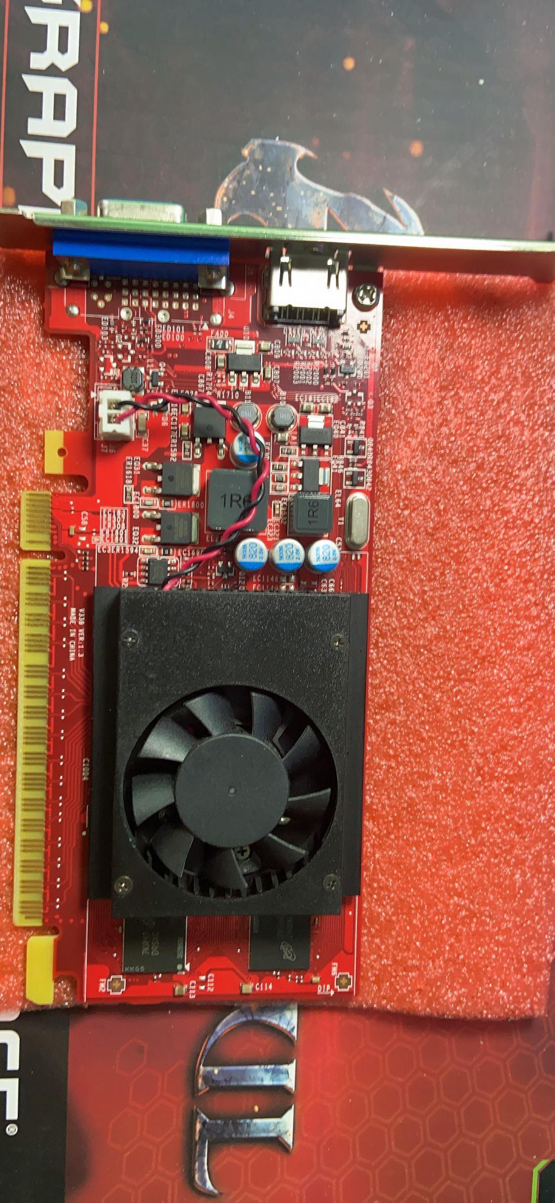 Transition graphics card GT730 2G Lenovo with DP DNF LOL CF 630-2G to support the new motherboard WIN10