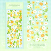 Curry Sissi Original flower series Laser Card Stickers Gooka Disc DIY chasing starred hand tent decorative material