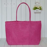 Розово-красная пляжная сумка