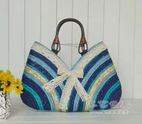 Синяя двойная шляпа