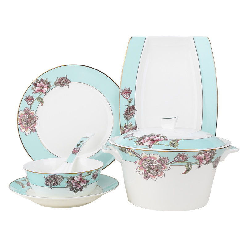 To think hk dishes suit ipads porcelain tableware suit To use suit household 3131 dishes ceramic plate combination