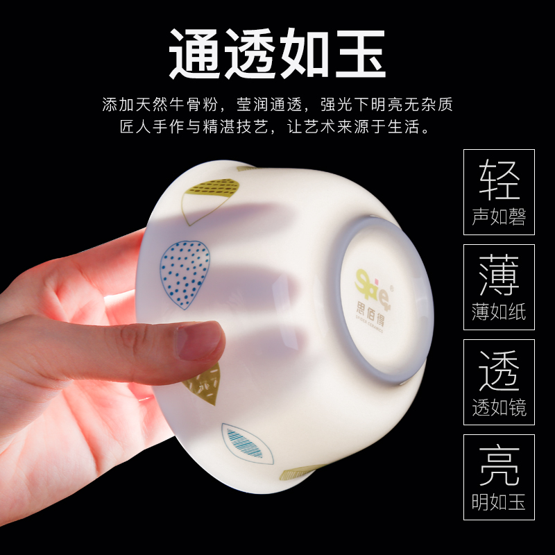 To think hk creative 58 skull porcelain tableware suit glair home dishes spoon plate suit Korean ceramics