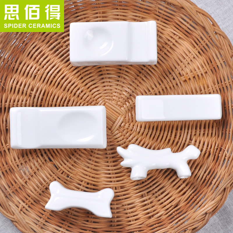 Think hk to 10 packages mail chopsticks holder, ceramic creative amphibious ceramic Japanese chopsticks chopsticks chopsticks pillow chopsticks holder frame