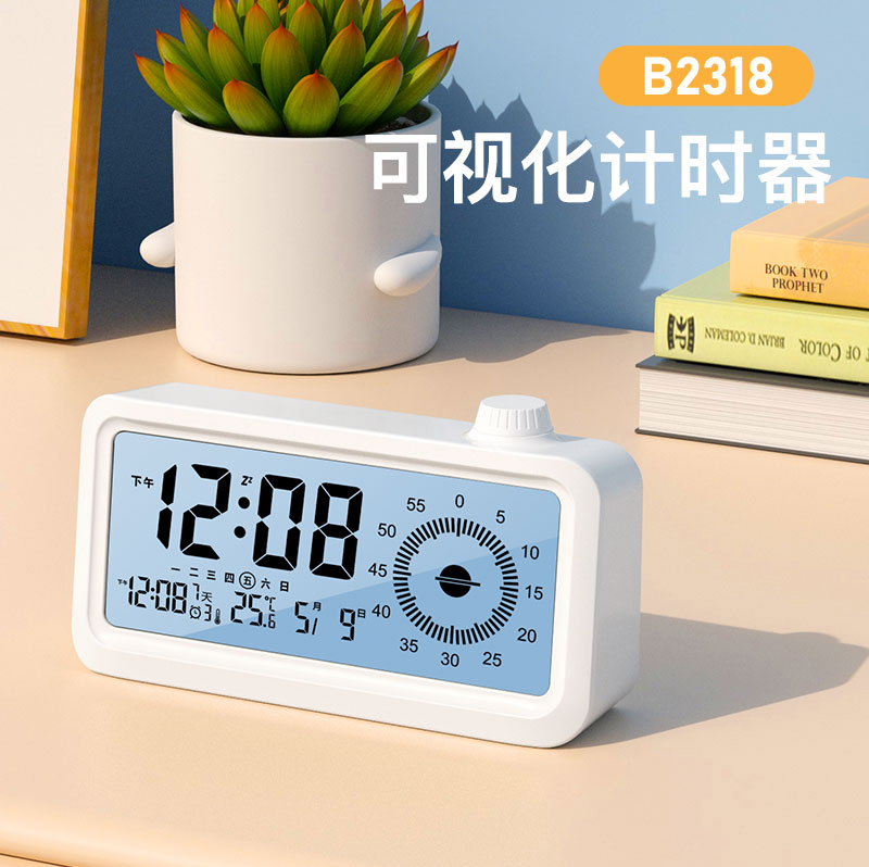 Alarm clock Students dedicated to getting out of bed Multi-functional theibot Girls Desktop Smart Electronics Clock Children Strong Wake-up Call-Taobao