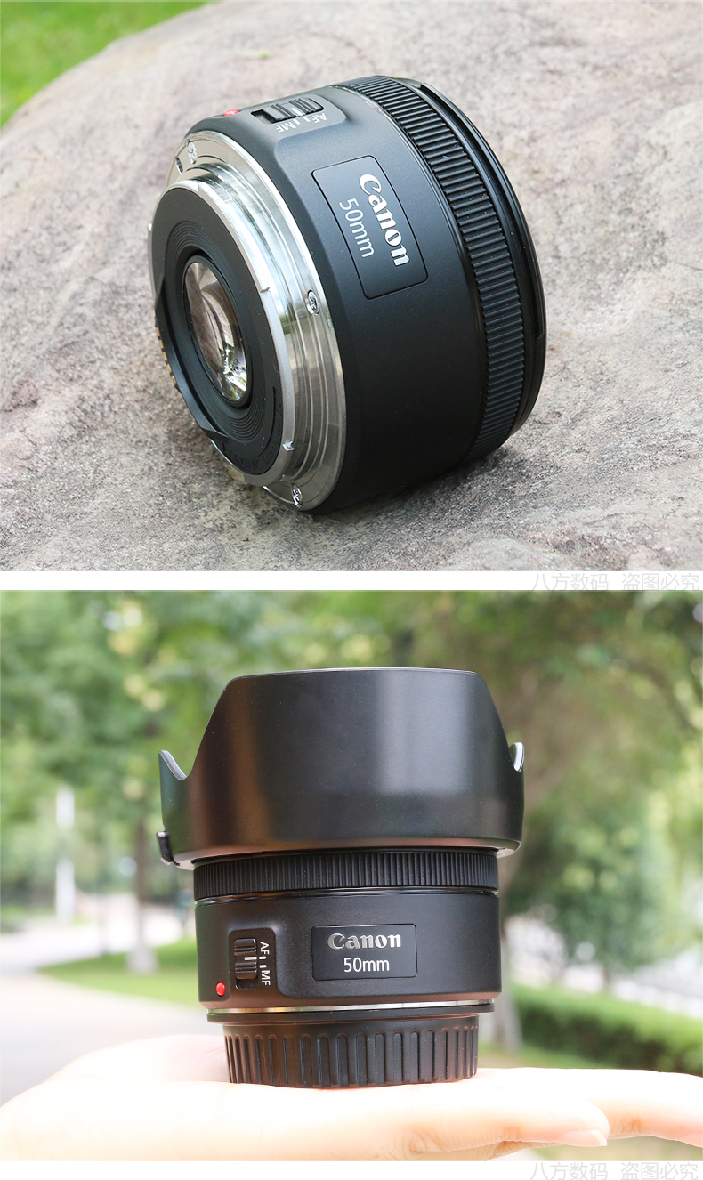 Canon Canon EF 50mm f 1.8 STM chân dung ba thế hệ của ống kính tiêu cự nhỏ tiêu chuẩn SLR tiêu chuẩn nhỏ