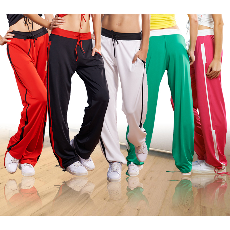Road Ivan Fitness Sports pants Dance pants bodybuilding Athletic Pants Square Dance Pants Women Long Pants Dancing Pants Women Loose