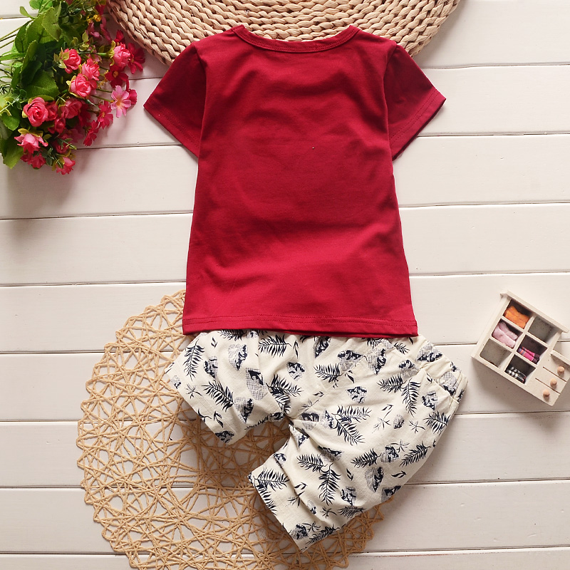 Quần áo mùa hè cho bé 1-2-3 tuổi thời trang set đồ cho bé tay áo ngắn hai dây bé gái mùa hè nam triều 5 shop quan ao tre em