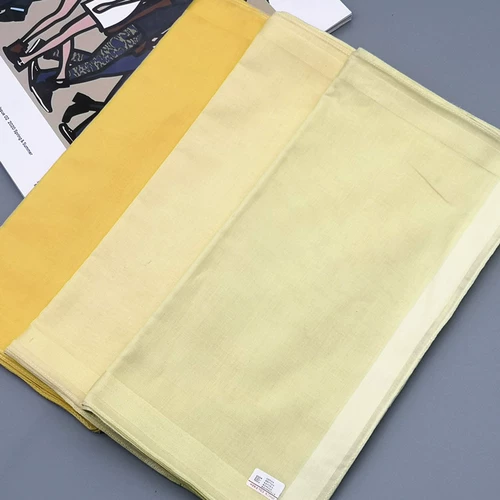 Желтый носовой платок, хлопковый мягкий шарф, подарок на день рождения