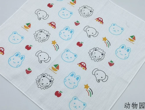Хлопковый детский мультяшный мягкий школьный носовой платок для школьников для детского сада, Спот (в наличии)