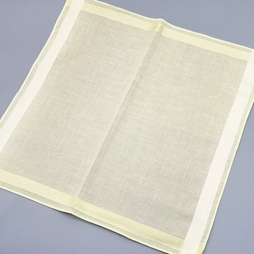 Желтый носовой платок, хлопковый мягкий шарф, подарок на день рождения