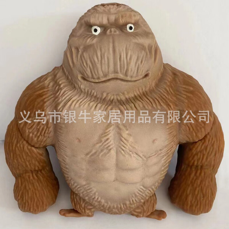 Internet Celebrity Wang Zong's Stress-Relief Gorilla Sand Toy, the Same Model from Tiktok, a Stress-Relief Gadget Popular among Foreign Trade Influencers