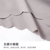 Шелковые трусы, антибактериальные хлопковые дышащие тонкие штаны, средняя посадка, большой размер, для среднего возраста