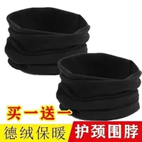 Черный шарф подходит для мужчин и женщин