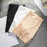 Шелковые безопасные штаны, трусы, кружевное защитное белье, леггинсы