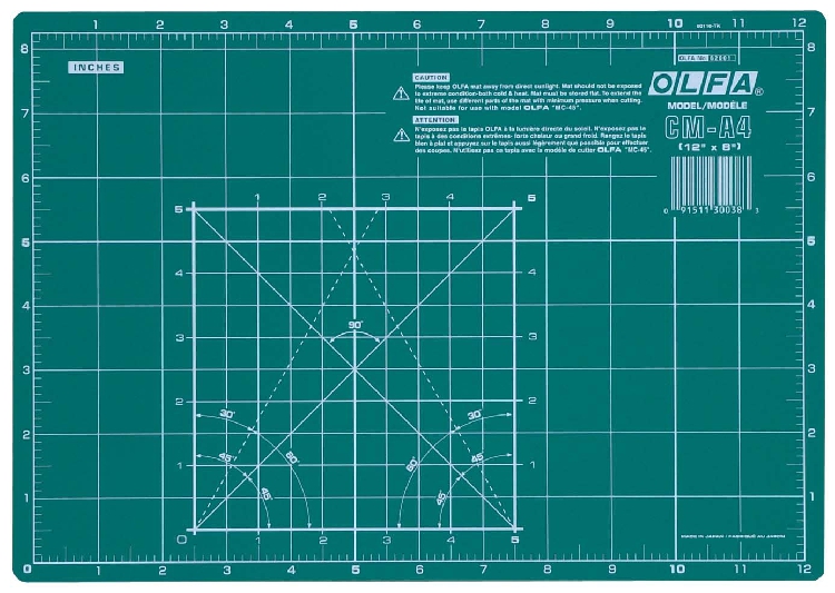 Japan original OLFA Ohair CM-A4 cutting plate engraving the calving base plate size: 225 x 320 x 2mm