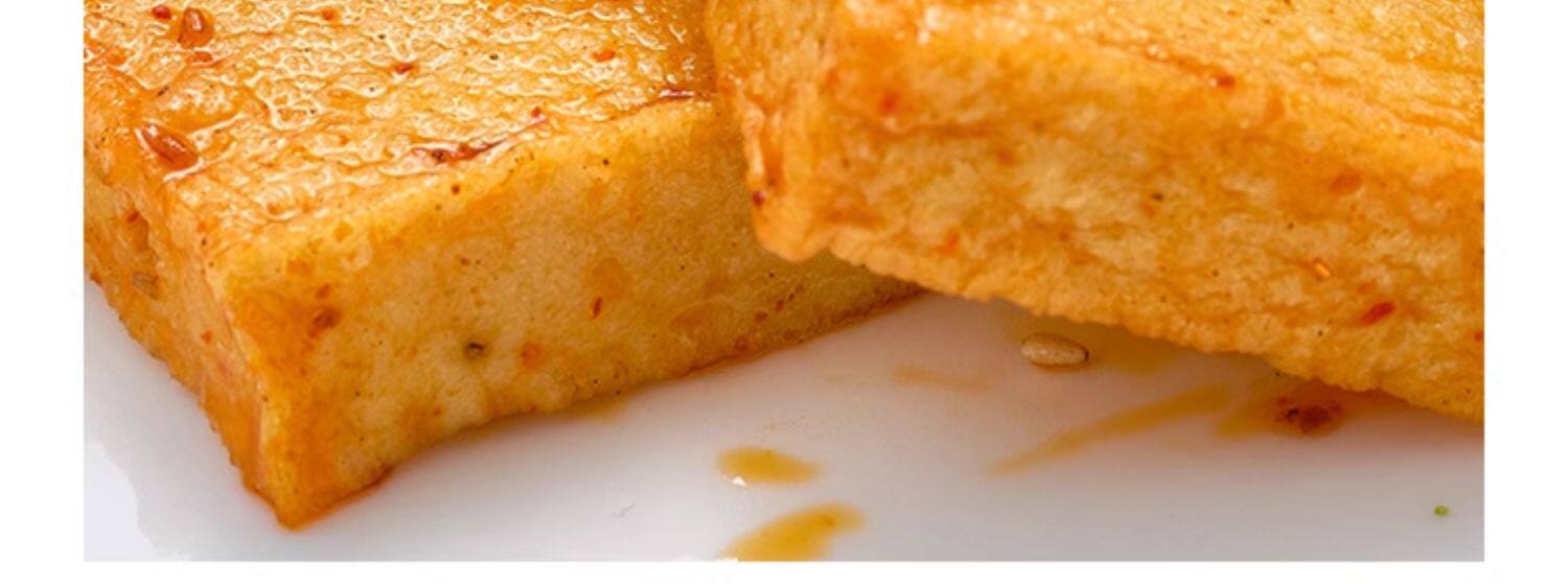 【中国直邮】 炎亭渔夫  鱼豆腐 烧烤味 10包 共100g