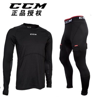CCM Hockey Quick Dry Pants Men's Ice Hockey Quick Dry Pants Antibacterial Deodorant Belt Crotch Sweat Pants Ice Hockey Pants